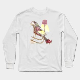 Mouse grandmother sleeping Long Sleeve T-Shirt